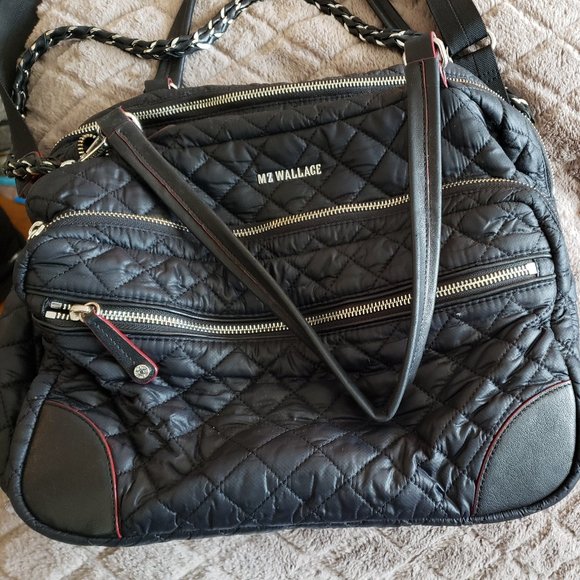 MZ Wallace Handbags - MZ Wallace Crosby - Black, extra straps